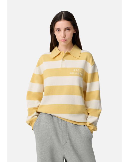 Axel Arigato Yellow Frey Polo Sweater