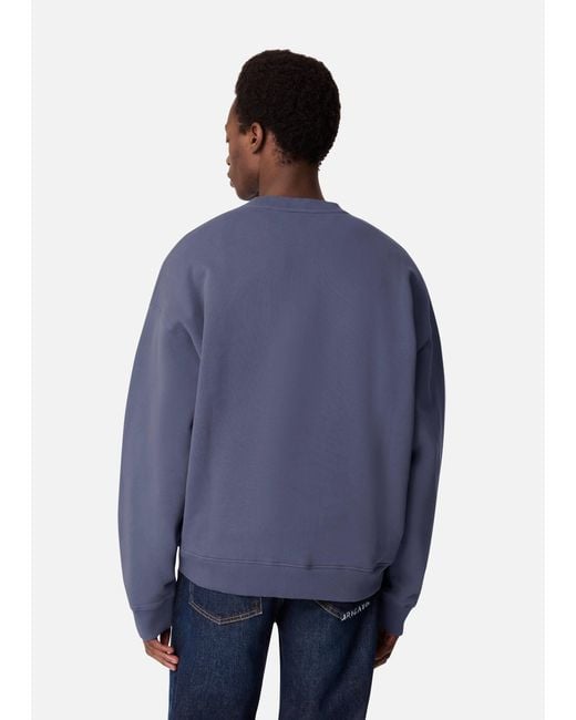 Axel Arigato Blue Micro Bee Bird Sweatshirt for men