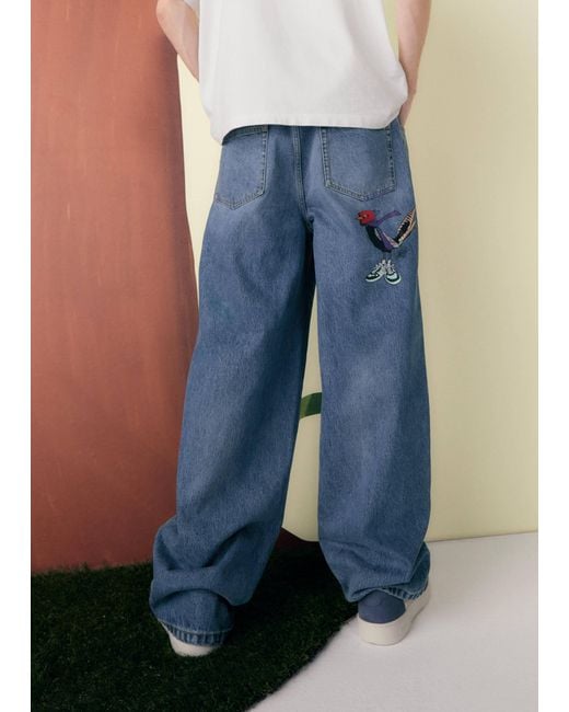 Axel Arigato Blue Relaxed Jeans X Akaia Rk for men