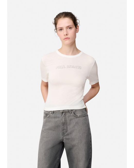 Axel Arigato White Arigato Sheer Top