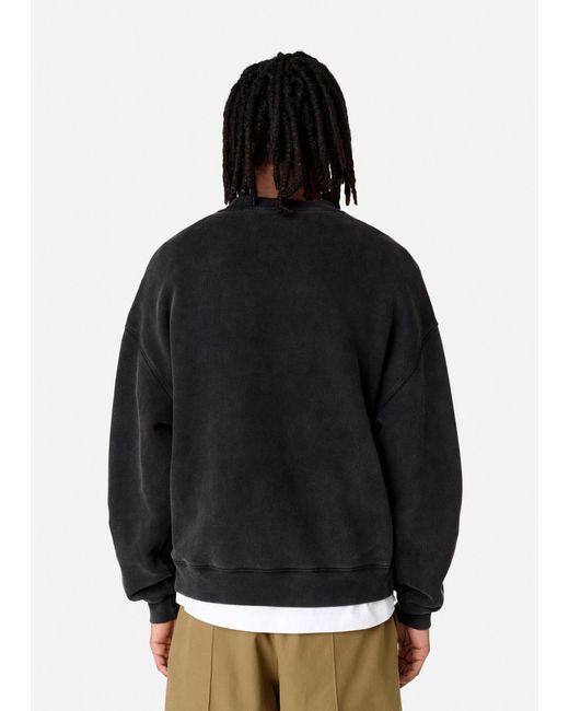 Axel Arigato Black Distort Washed Sweatshirt for men