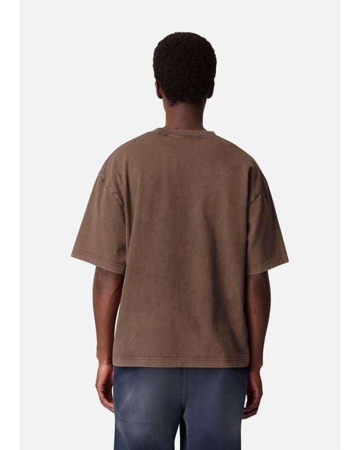 Axel Arigato Brown Paris Washed Sky T-Shirt