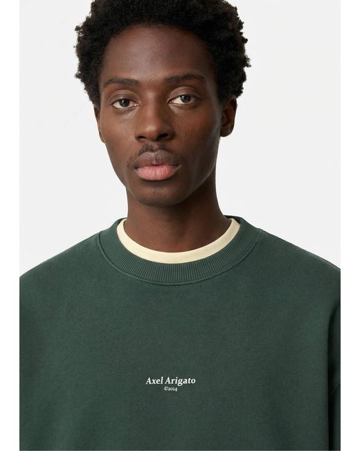 Axel Arigato Green Focus Sweatshirt for men