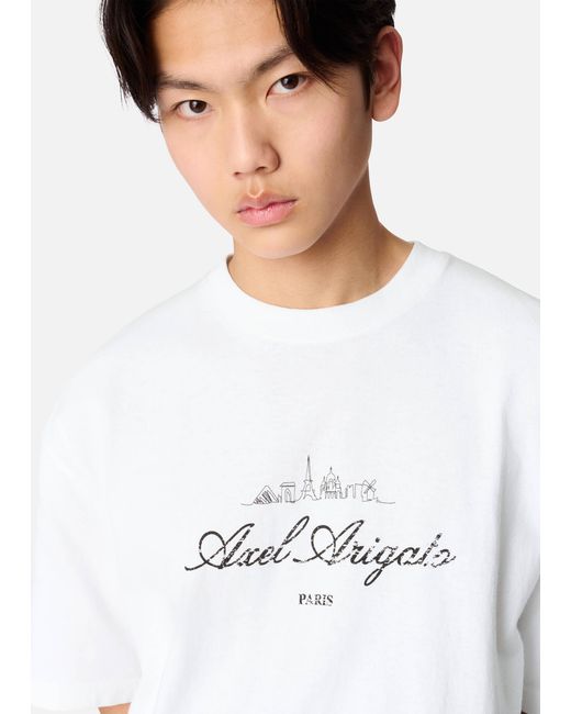 Axel Arigato White Paris Sky T-Shirt