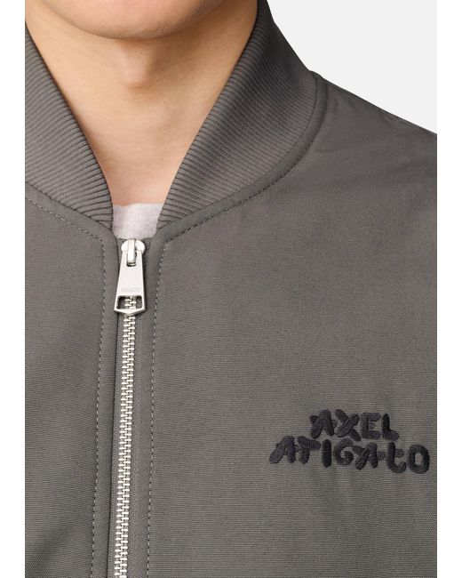 Axel Arigato Gray Archer Bomber Jacket for men