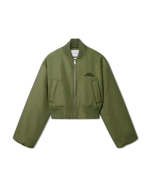 Axel Arigato Green Lola Bomber Jacket