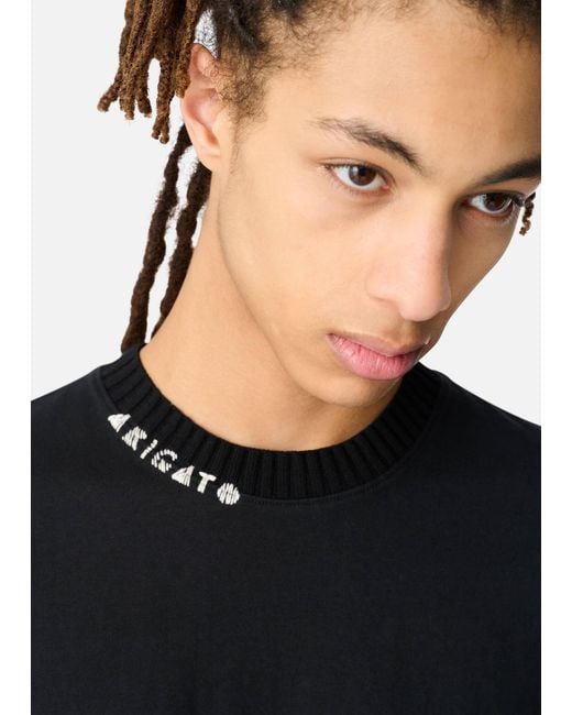 Axel Arigato Black Apex Ribbed T-Shirt for men