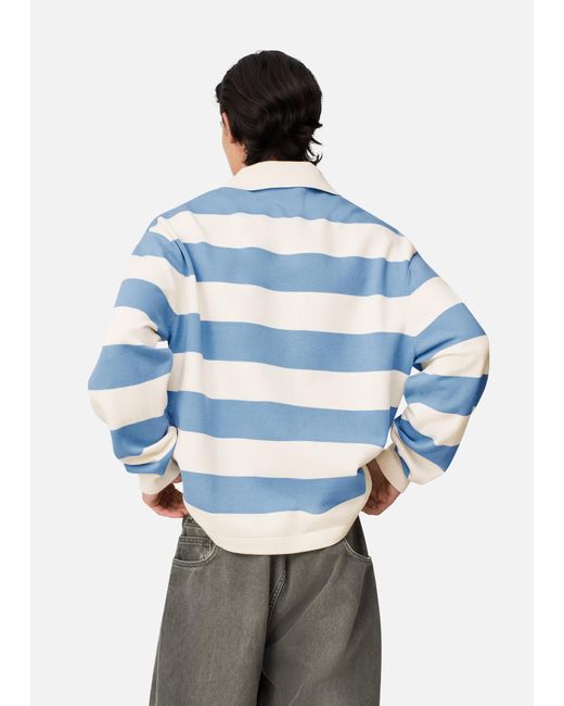 Axel Arigato Blue Rey Polo Sweater