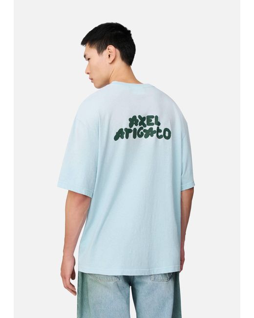 Axel Arigato Blue Bubble Reverse T-Shirt for men