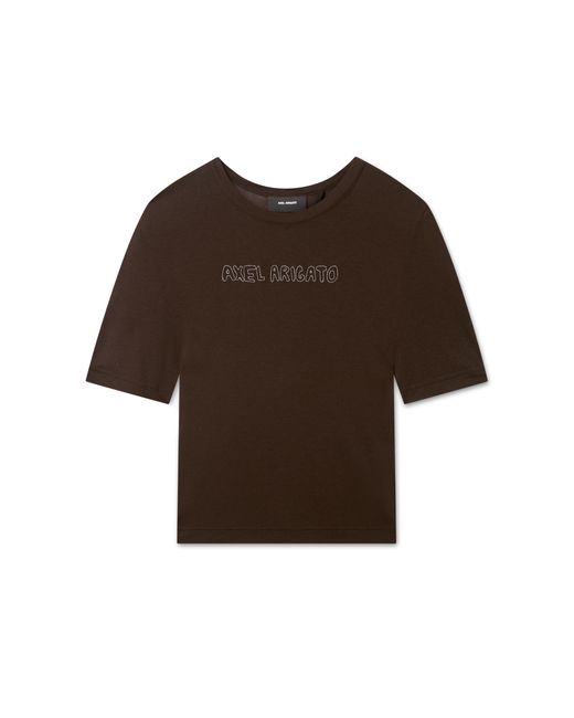 Axel Arigato Brown Arigato Sheer Top