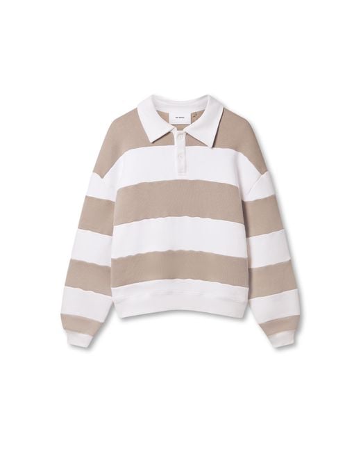 Axel Arigato White Shift Striped Sweatshirt for men