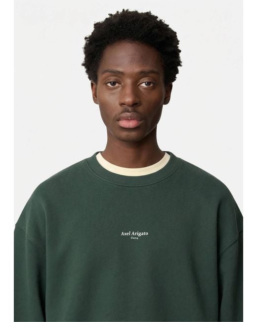 Axel Arigato Green Focus Sweatshirt for men