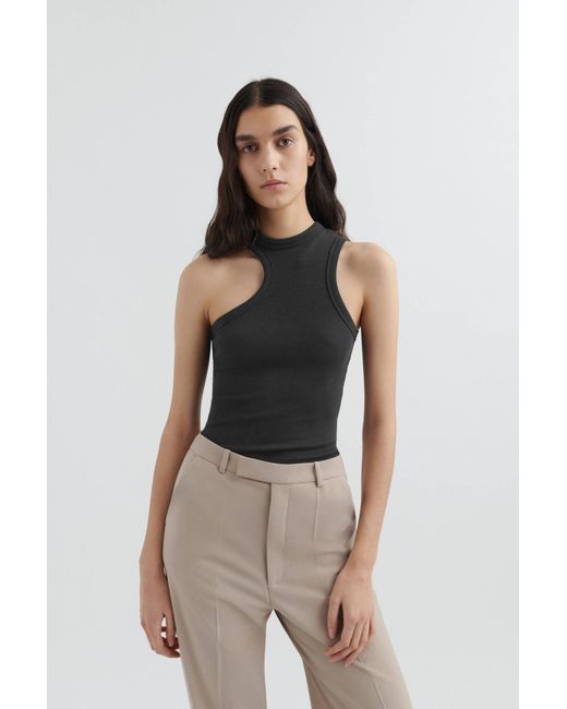 Axel Arigato Gray Script A Scoop Tank Top