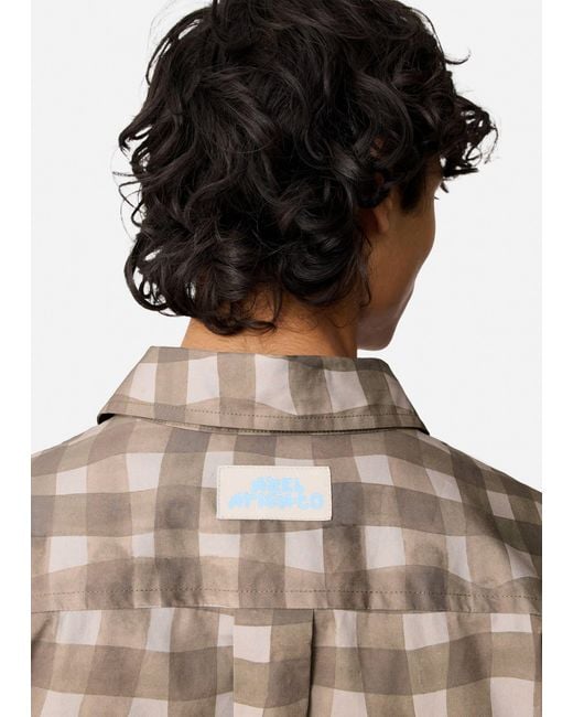 Axel Arigato Natural Distort Gingham Shirt for men