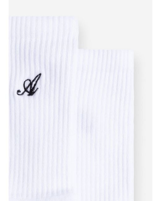 Axel Arigato White Signature 3D Socks