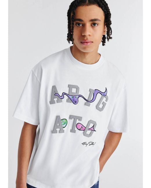 Axel Arigato White Aa X Kenny Scharf T-Shirt for men