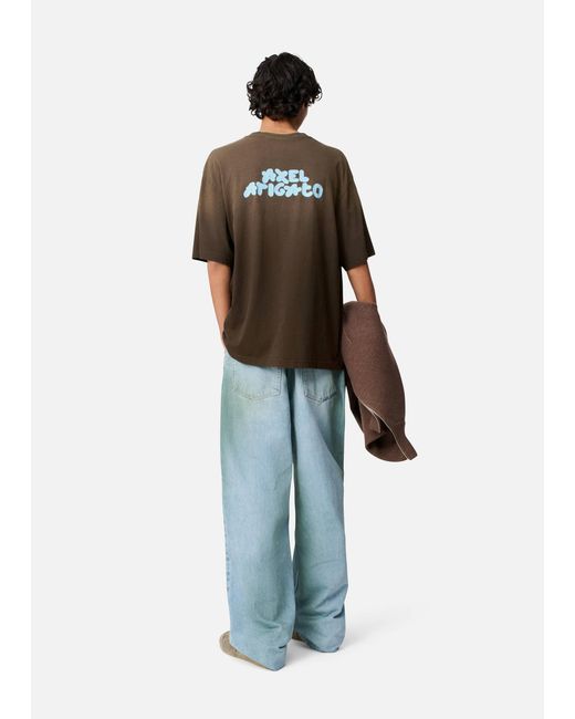 Axel Arigato Brown Bubble Reverse T-Shirt for men
