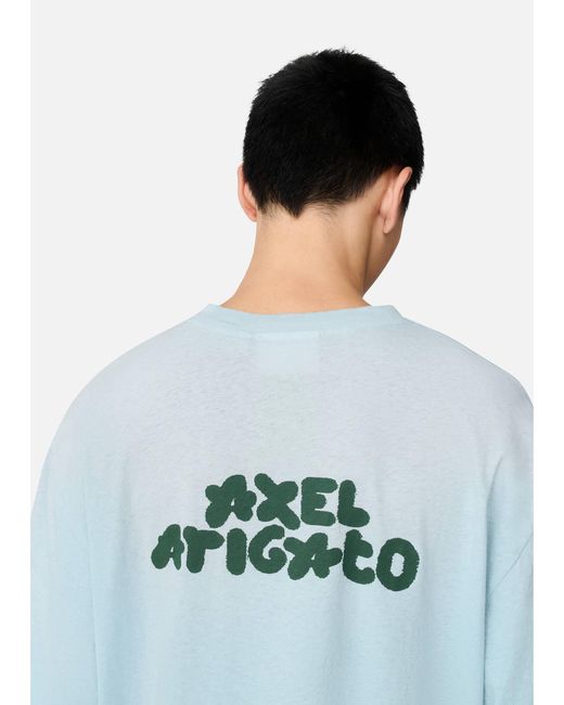 Axel Arigato Blue Bubble Reverse T-Shirt for men