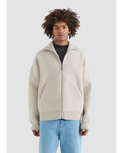 Axel Arigato Natural Core Zip-up Sweater for men