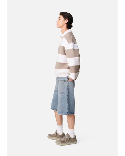 Axel Arigato Blue Invert Denim Shorts for men