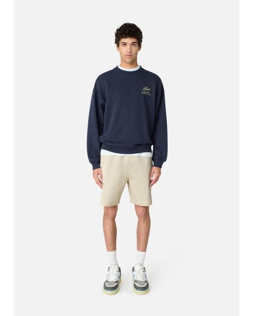 Axel Arigato Natural Stitch Embroidered Shorts for men