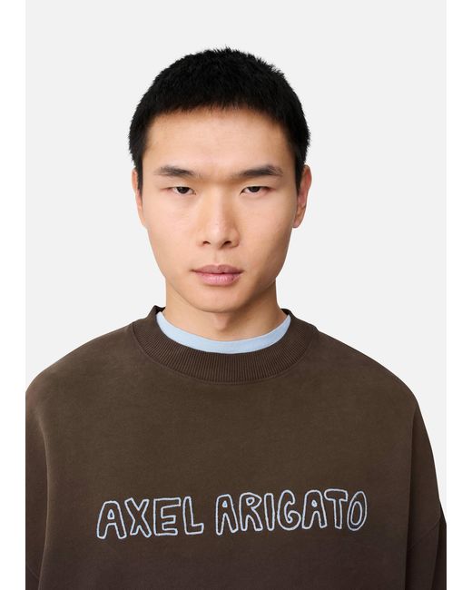 Axel Arigato Brown Rue Sweatshirt