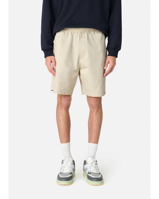 Axel Arigato Natural Stitch Embroidered Shorts for men
