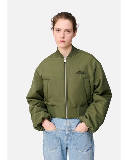 Axel Arigato Green Lola Bomber Jacket