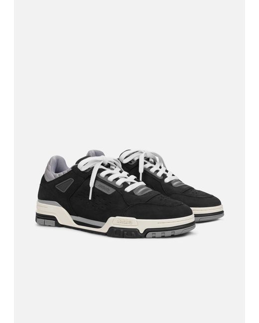 Axel Arigato Black Premium Leather Retro Sneakers for men