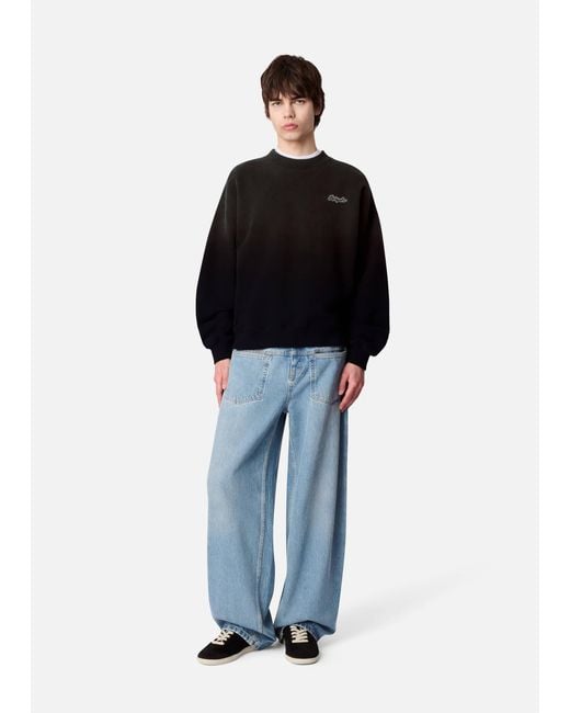 Axel Arigato Black Trace Washed Sweatshirt for men
