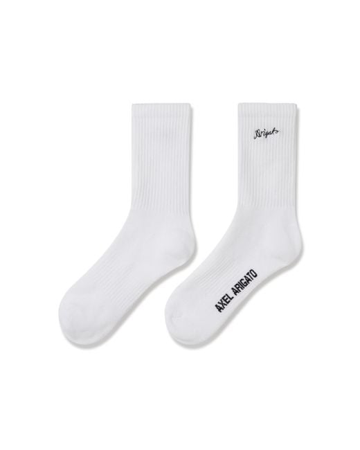 Axel Arigato White Scribble Arigato Tube Socks