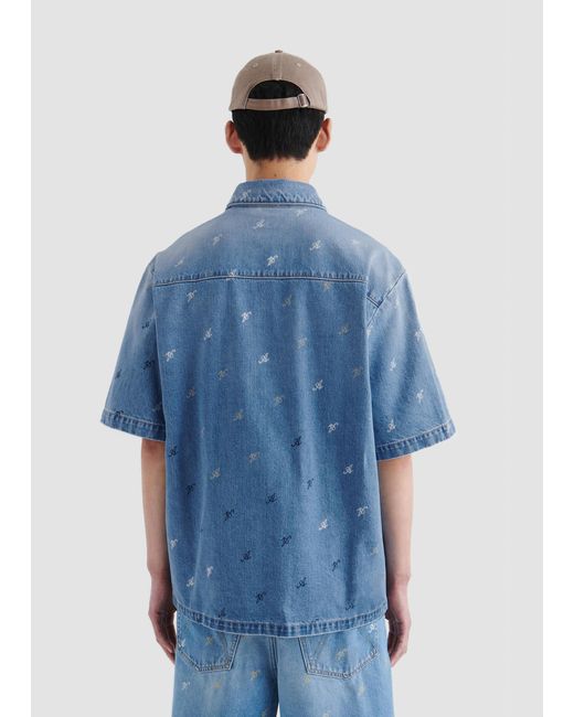Axel Arigato Blue Miles Shirt for men