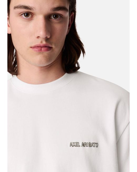 Axel Arigato White Forest Sketch T-Shirt for men