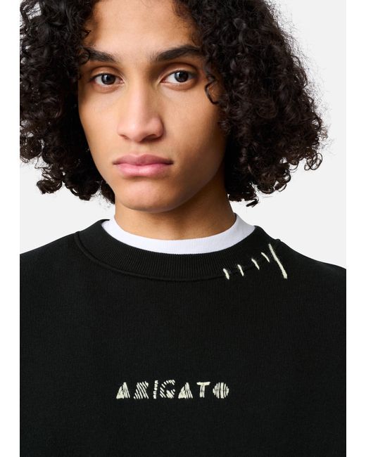 Axel Arigato Black Loops Sweatshirt for men