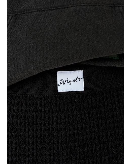 Axel Arigato Black Column Crochet Skirt