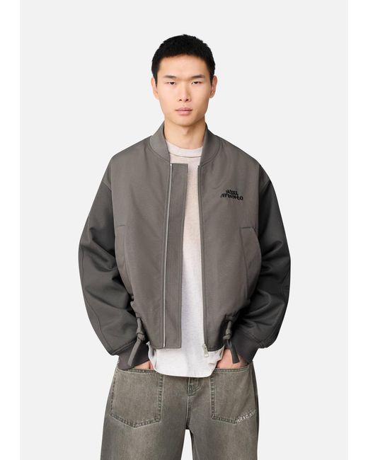 Axel Arigato Gray Archer Bomber Jacket for men