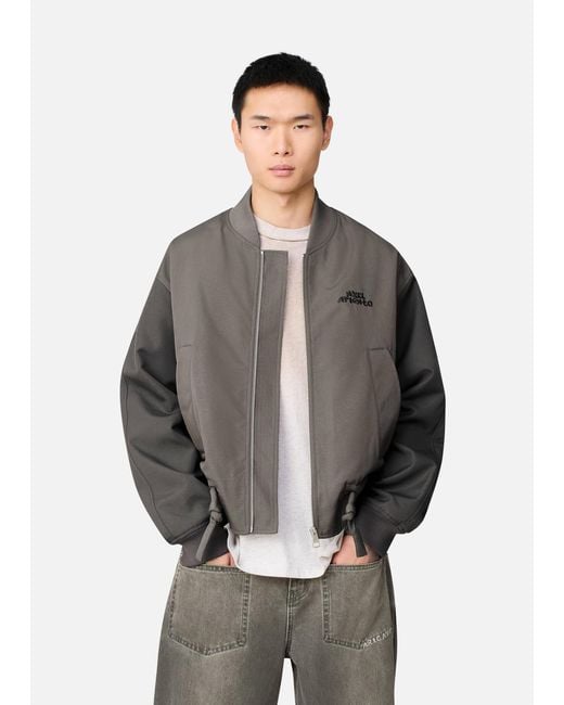 Axel Arigato Gray Archer Bomber Jacket for men