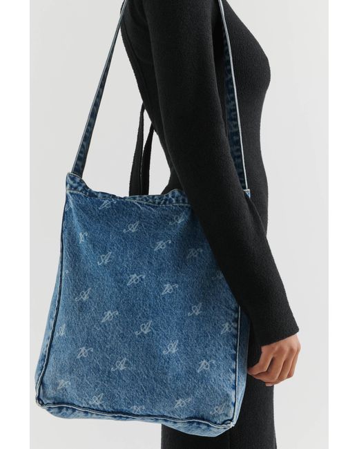 Axel Arigato Blue Dune Script A Denim Bag