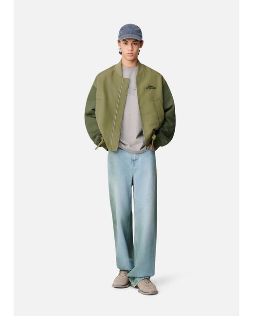 Axel Arigato Green Archer Bomber Jacket for men