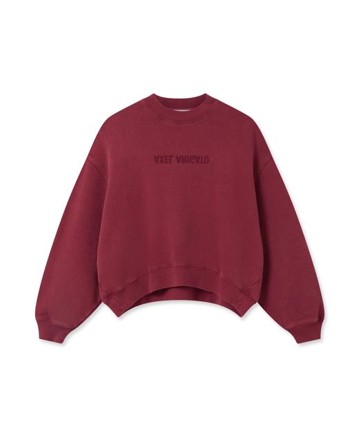 Axel Arigato Red Distort Washed Sweatshirt