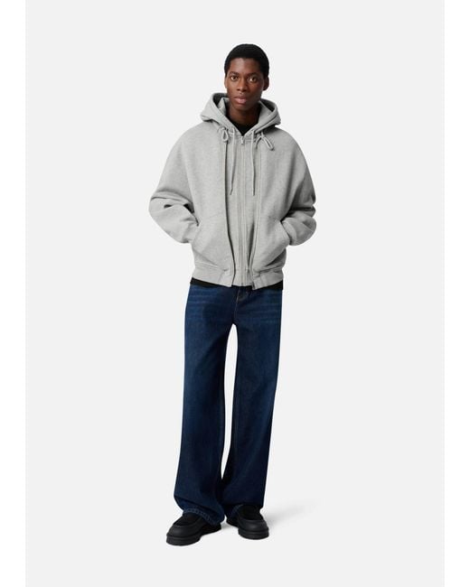 Axel Arigato Gray Trey Mélange Hoodie for men
