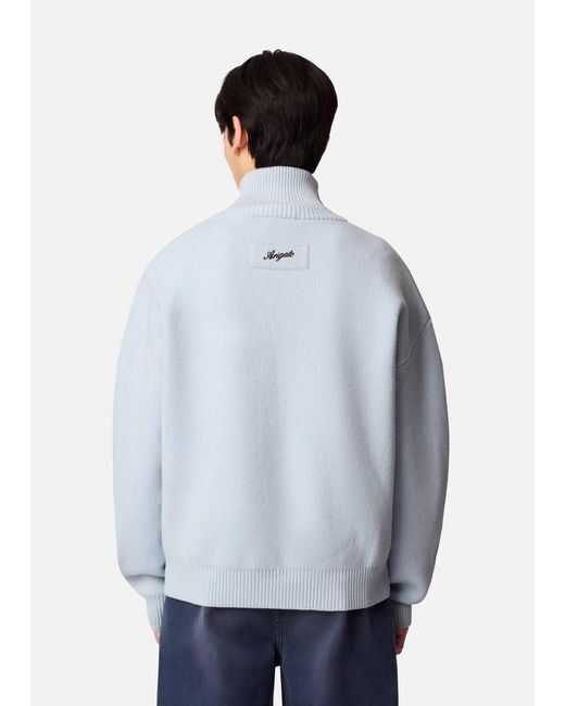 Axel Arigato Blue Core Zip-Up Sweater for men