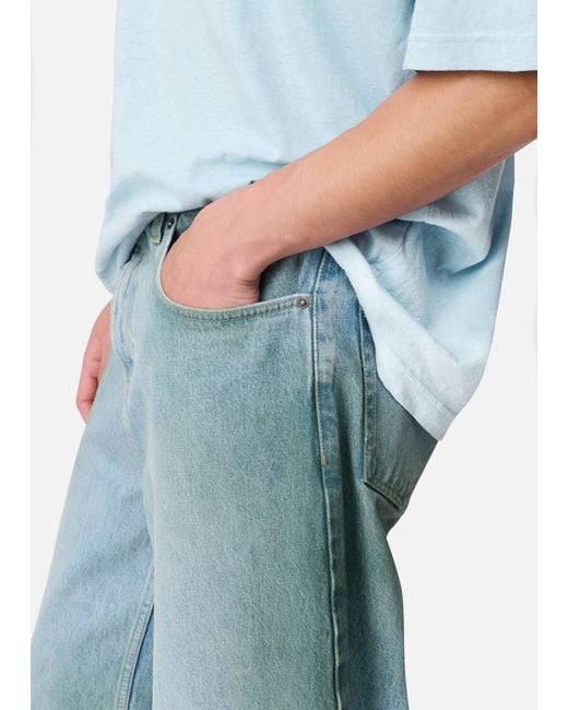 Axel Arigato Blue Spray Relaxed Jeans for men