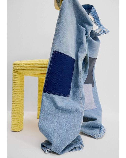 Axel Arigato Blue Zine Embroidered Patch Jeans