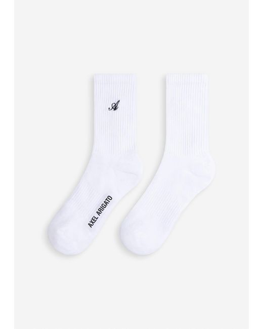 Axel Arigato White Signature 3D Socks