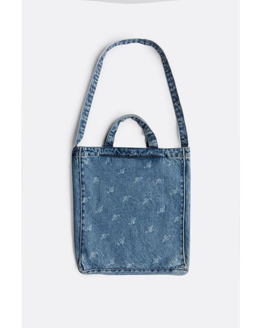 Axel Arigato Blue Dune Script A Denim Bag
