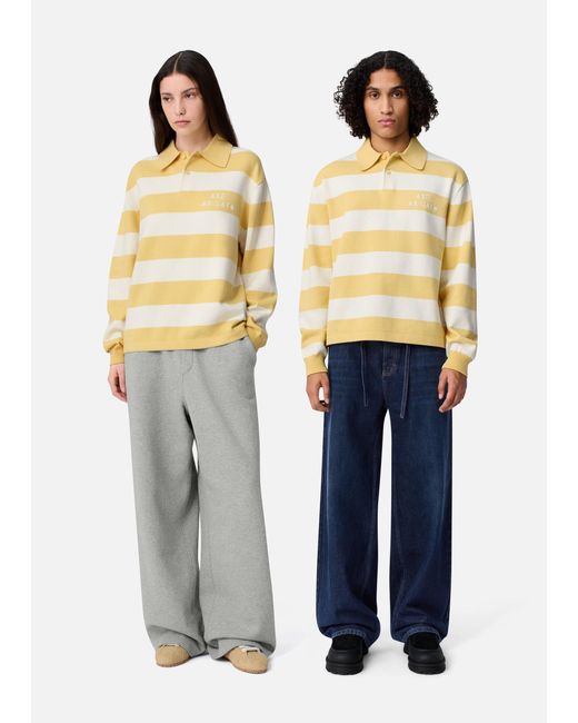 Axel Arigato Yellow Frey Polo Sweater