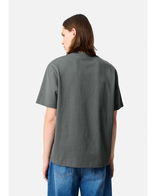 Axel Arigato Gray Micro Bee Bird T-Shirt for men