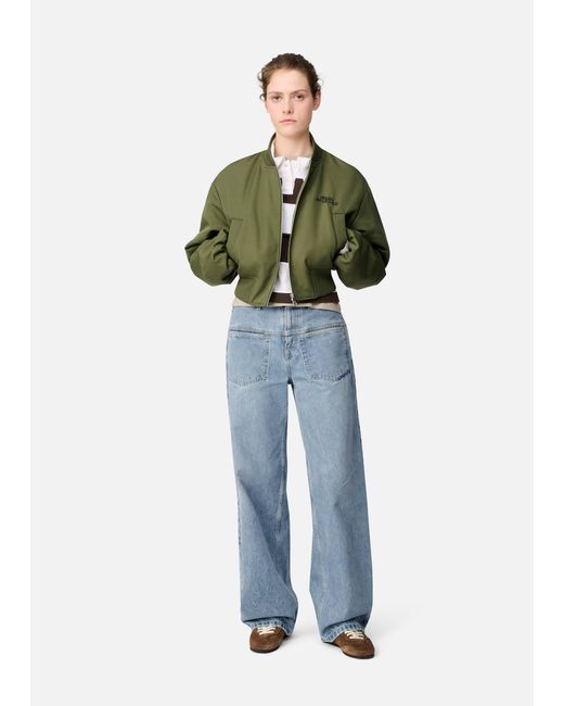 Axel Arigato Green Lola Bomber Jacket