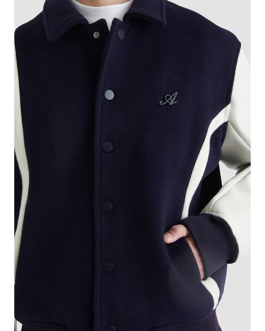 Axel Arigato Blue Bay Varsity Jacket for men